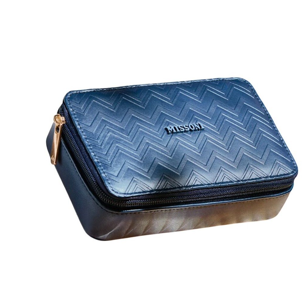 Missoni Women's Missoni Exclusive Delta Trip Chevron Zip Pouch Travel Case OS